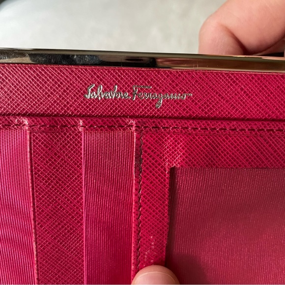 SOLD- Salvatore Ferragamo long wallet- vintage - Picture 11 of 17
